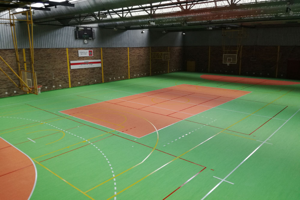 Rubber sports flooring - REFLEX HP - MONDO - indoor / for multipurpose gym  / for sports fields