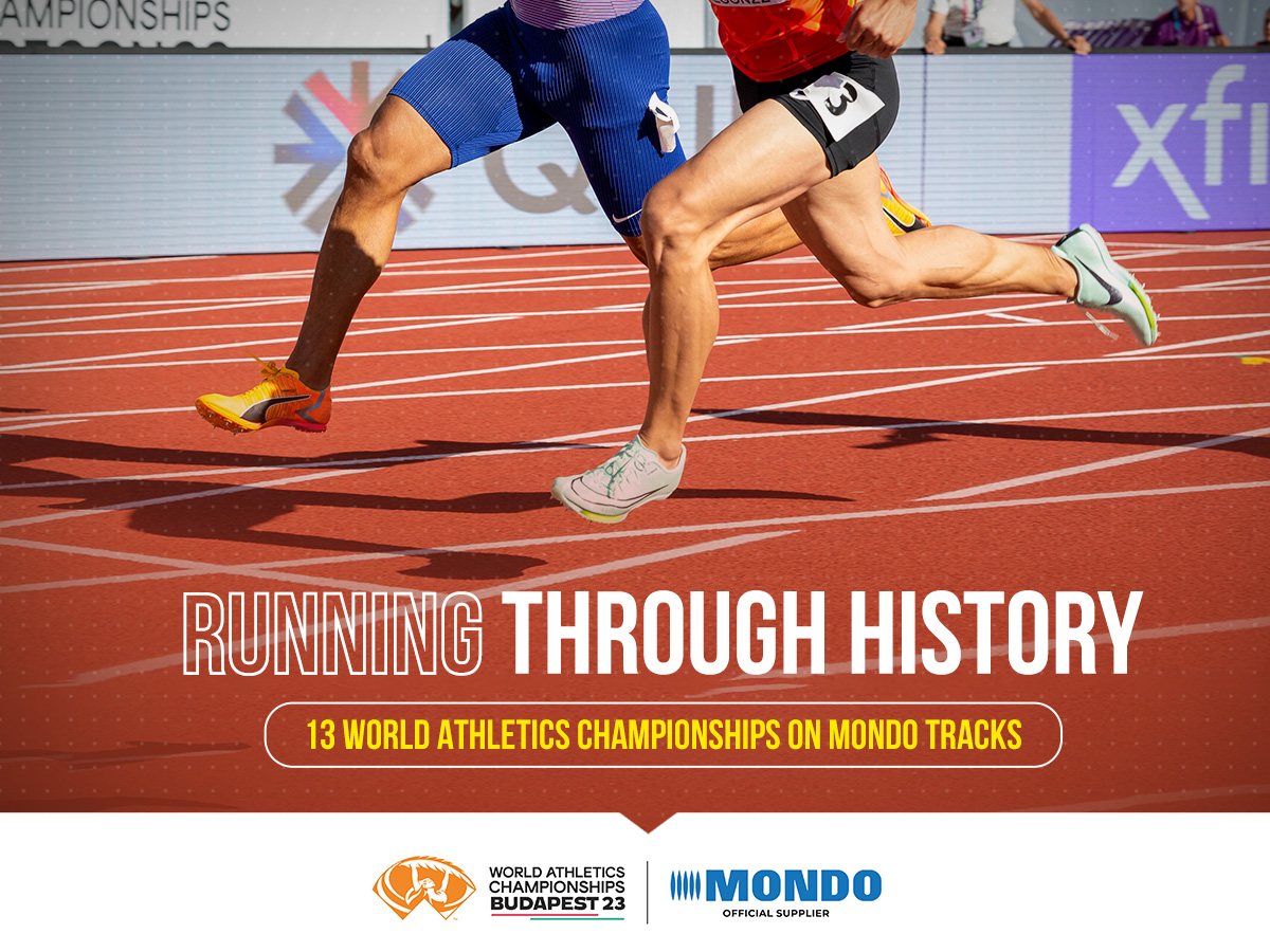 World Athletics Championships, Track and Field Flooring Mondo Spa