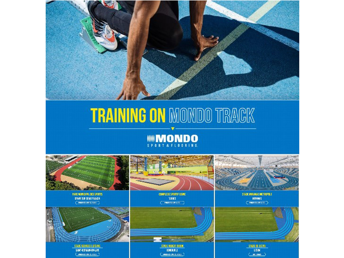 Athletics Track for 2024 Olympic Games Mondo Spa