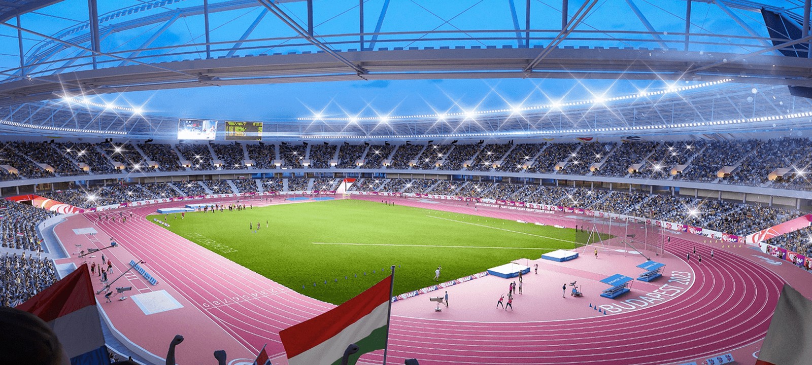 Athletics Track for Budapest 23 Mondo Spa