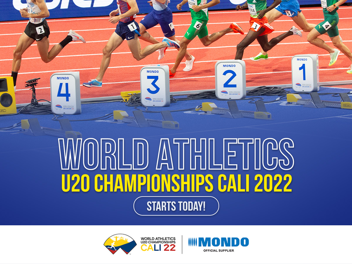 Athletics Track MondoTrack WS for the World Athletics U20 Championships