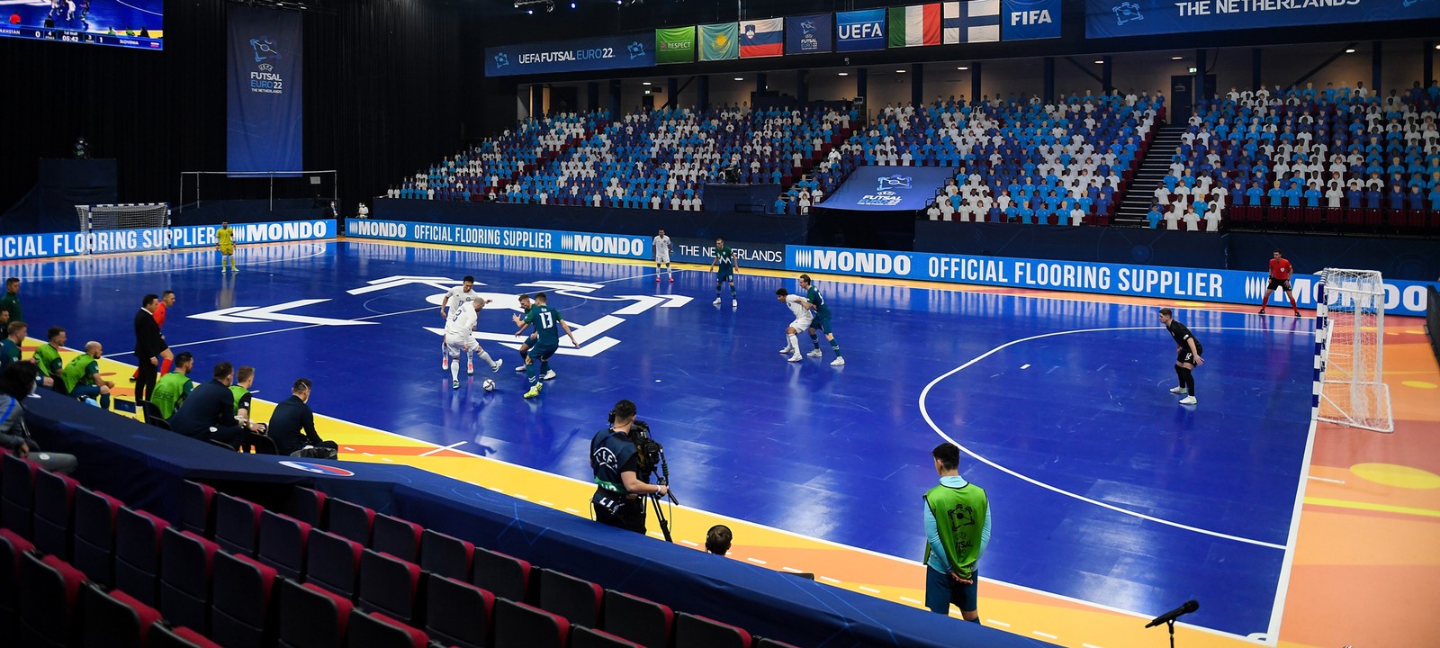 UEFA FUTSAL EURO 2022 Official Futsal Flooring System Mondo Spa