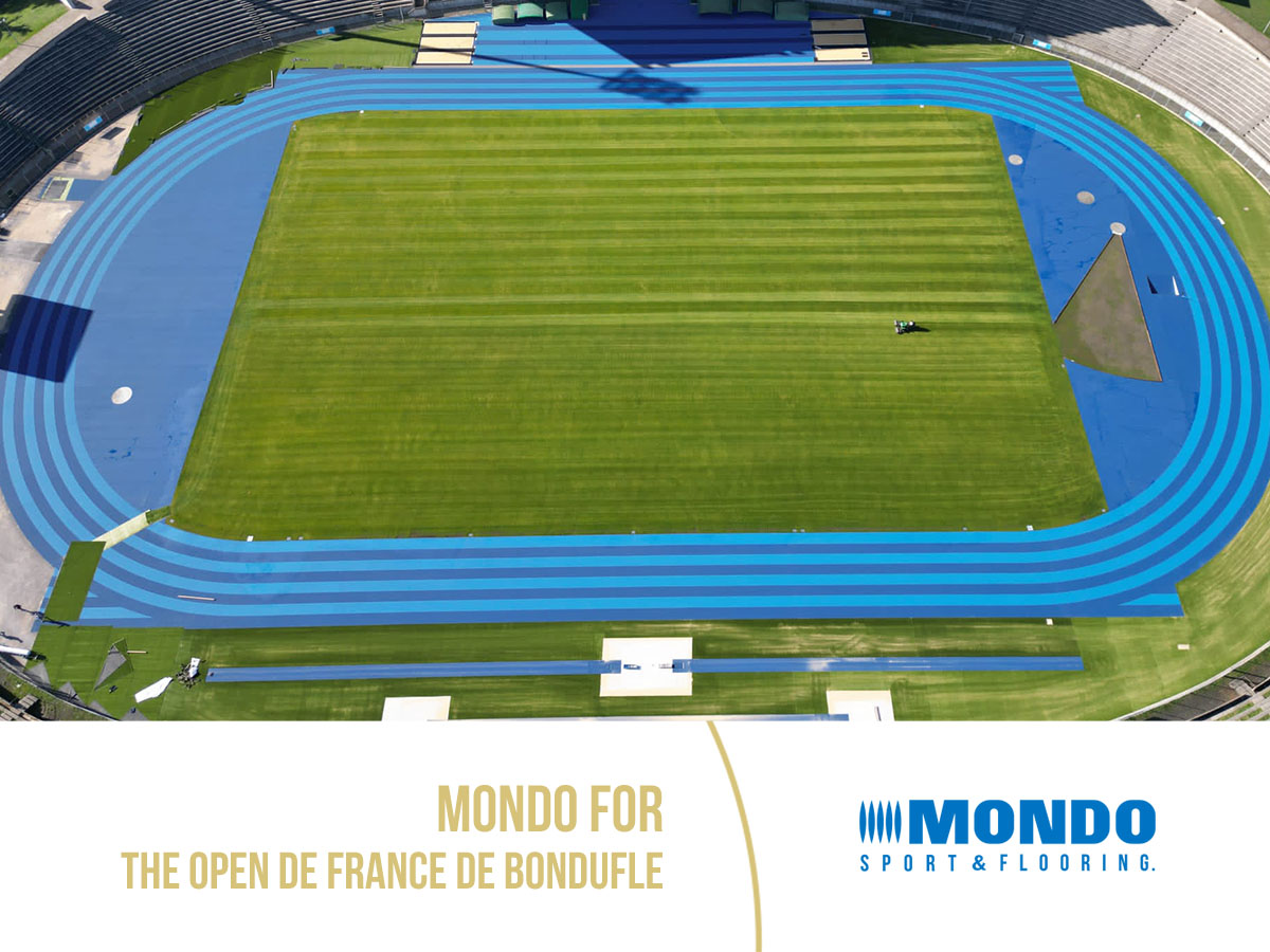 Open de France, Track and Field Surface Mondo Spa