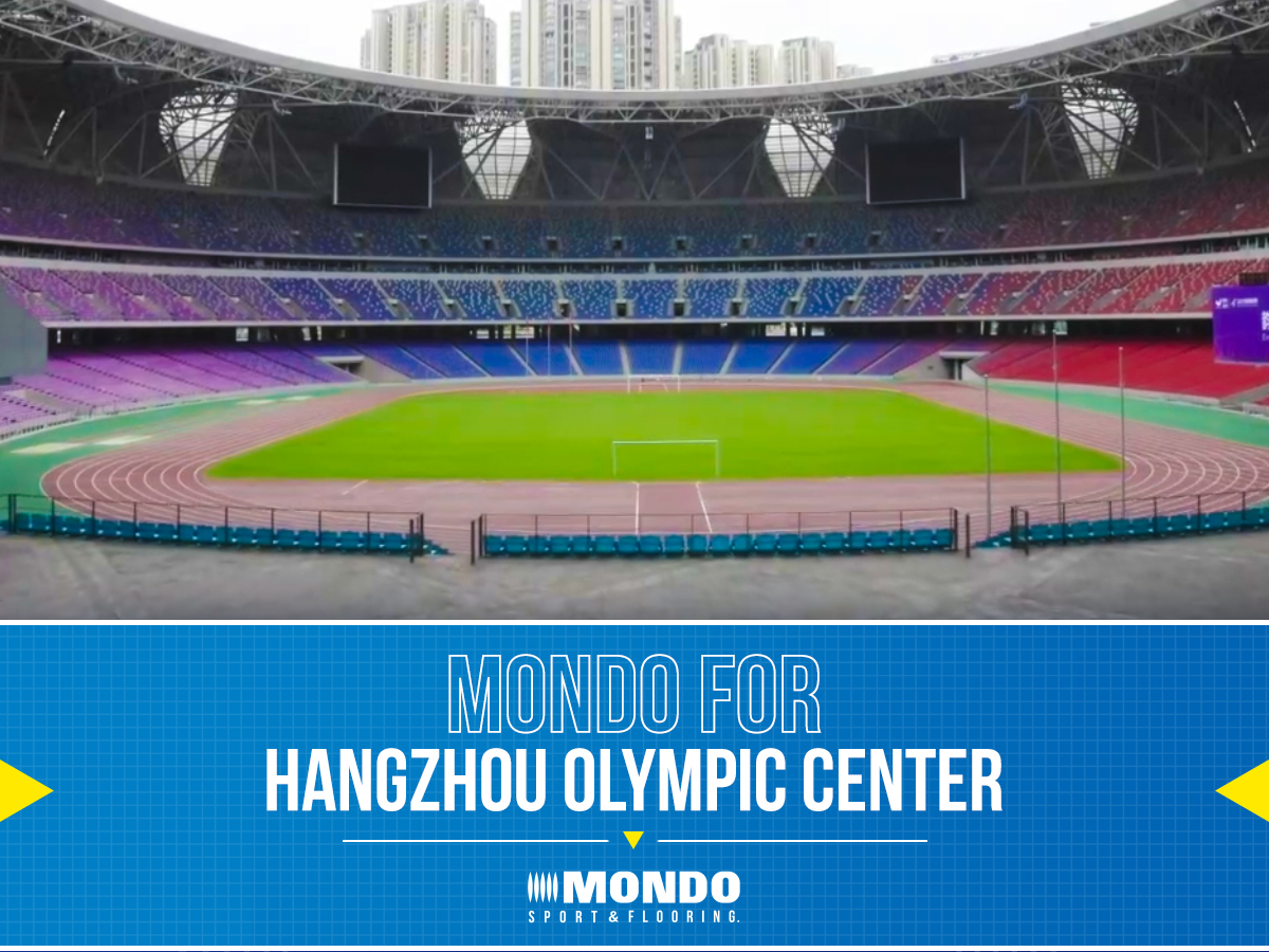 Mondotrack WS Rubber Flooring Surface for Athletics Track, Hangzhou